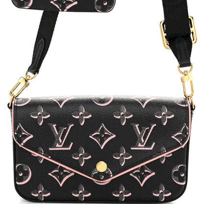 Louis Vuitton Monogram Fall For You Felicie Strap & Go Black 7 of 9