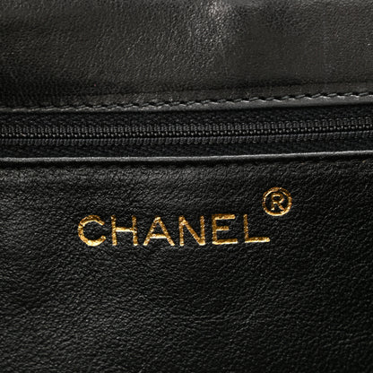 Chanel Lambskin Quilted CC Small Single Flap Black 6 of 11