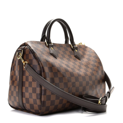 Louis Vuitton Damier Ebene Speedy Bandouliere 30 3 of 10