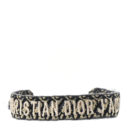 Christian Dior Woven Cotton J'Adior Friendship Bracelet Blue 1 of 3