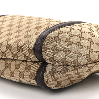 Gucci Monogram Medium Techno Horsebit Hobo Brown 10 of 10