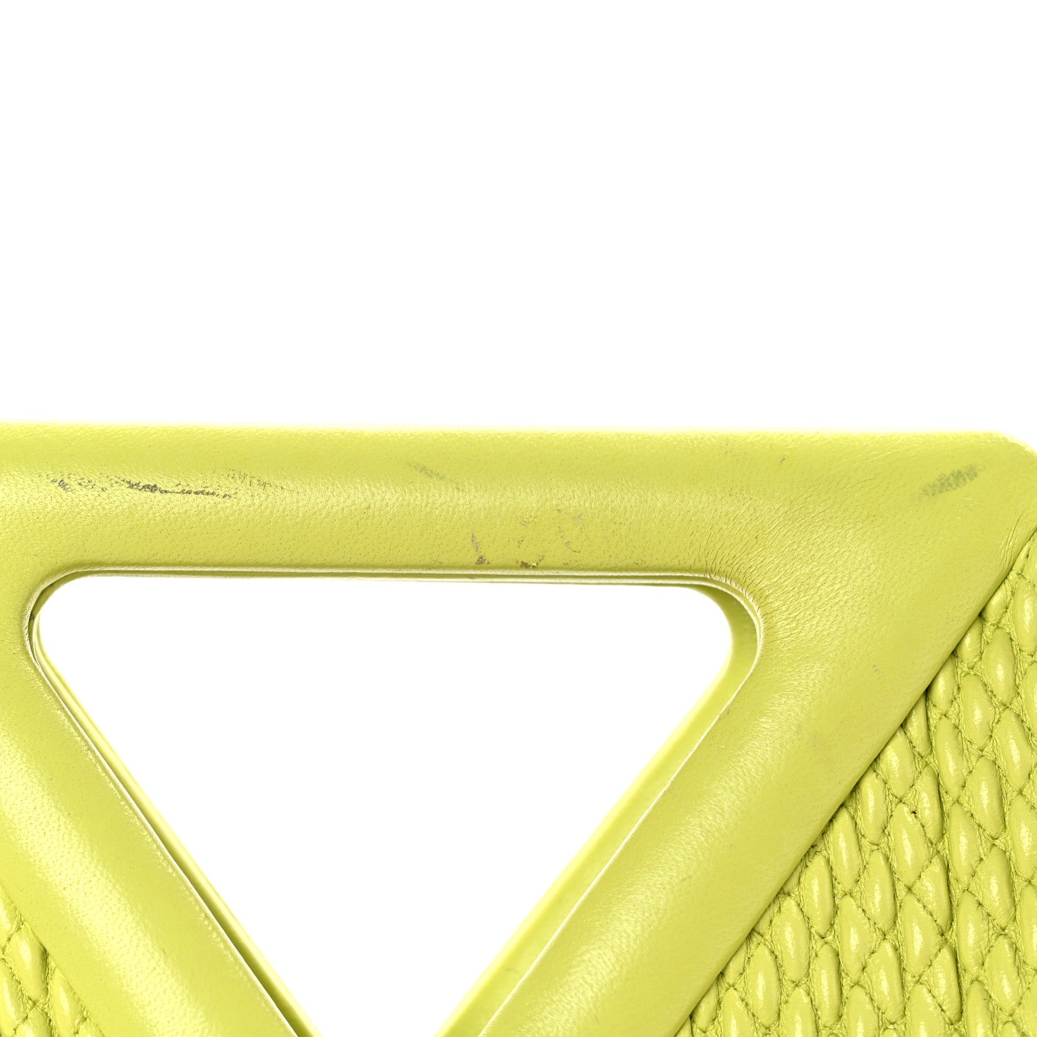 Bottega Veneta Lambskin Knit Large The Point Triangle Bag Seagrass 11 of 13