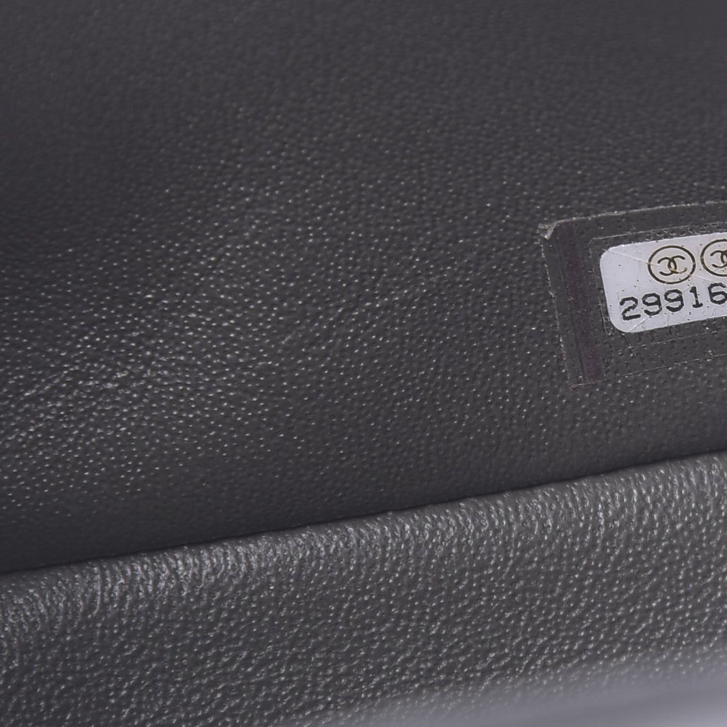 Lambskin Quilted Mini Rectangular Flap Grey