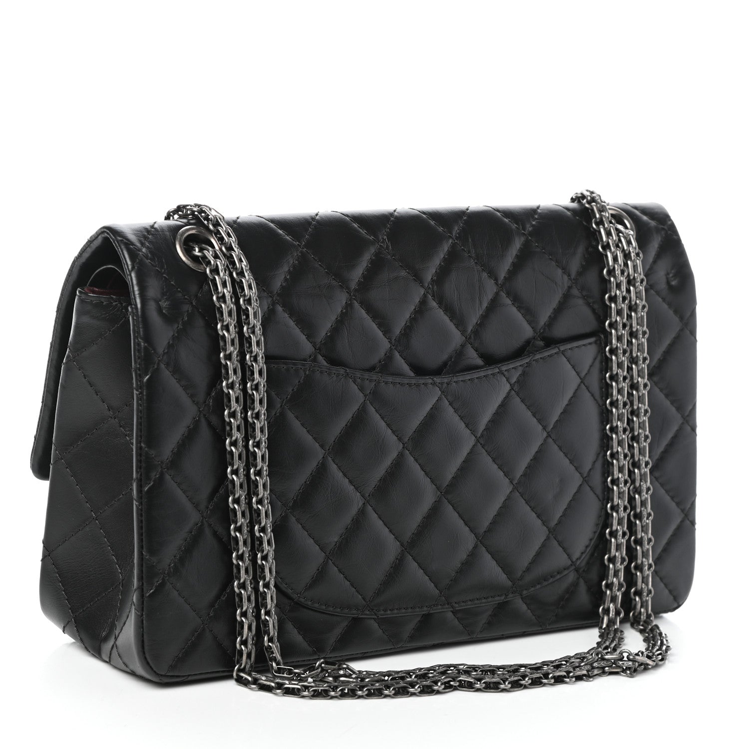 Chanel Aged Calfskin Quilted 2.55 Reissue 226 Flap Black 3 of 10
