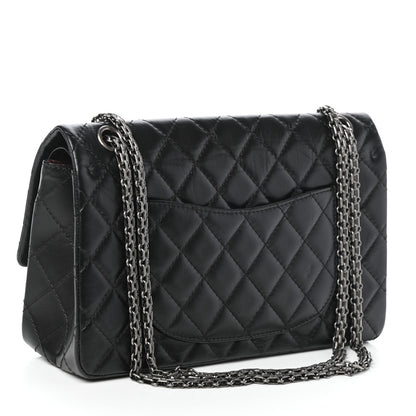 Chanel Aged Calfskin Quilted 2.55 Reissue 226 Flap Black 3 of 10
