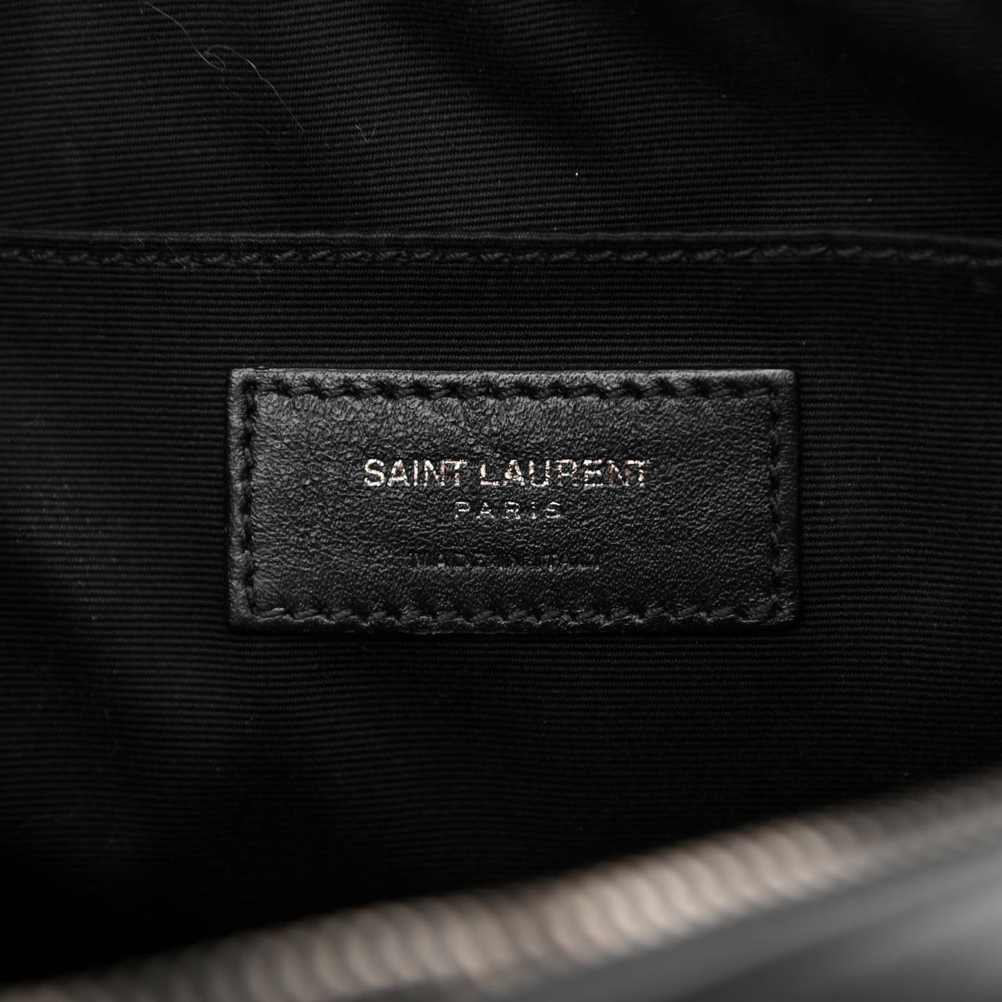 Calfskin Matelasse Monogram Lou Camera Bag Black