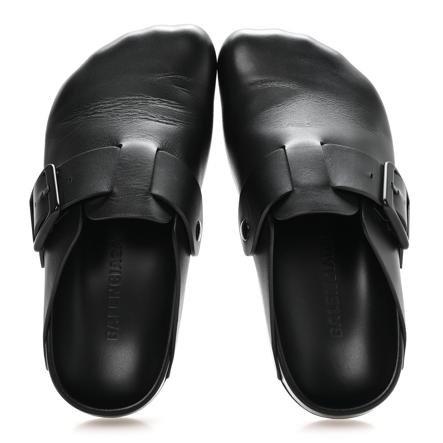 Balenciaga Matte Calfskin Sunday Mules 38 Black 1865049 – FASHIONPHILE