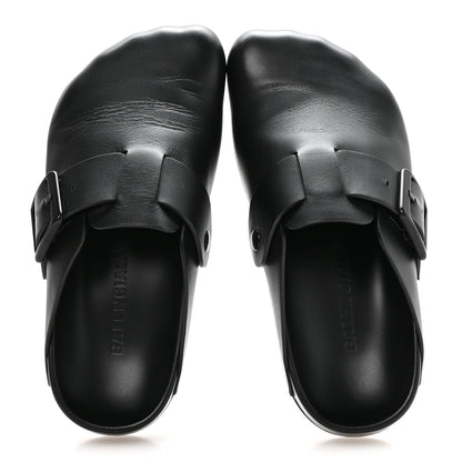 Balenciaga Matte Calfskin Sunday Mules 38 Black 2 of 8