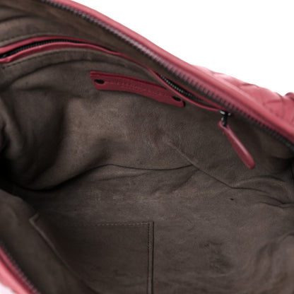 Bottega Veneta Nappa Intrecciato Nodini Crossbody Messenger Rose Pink 6 of 16