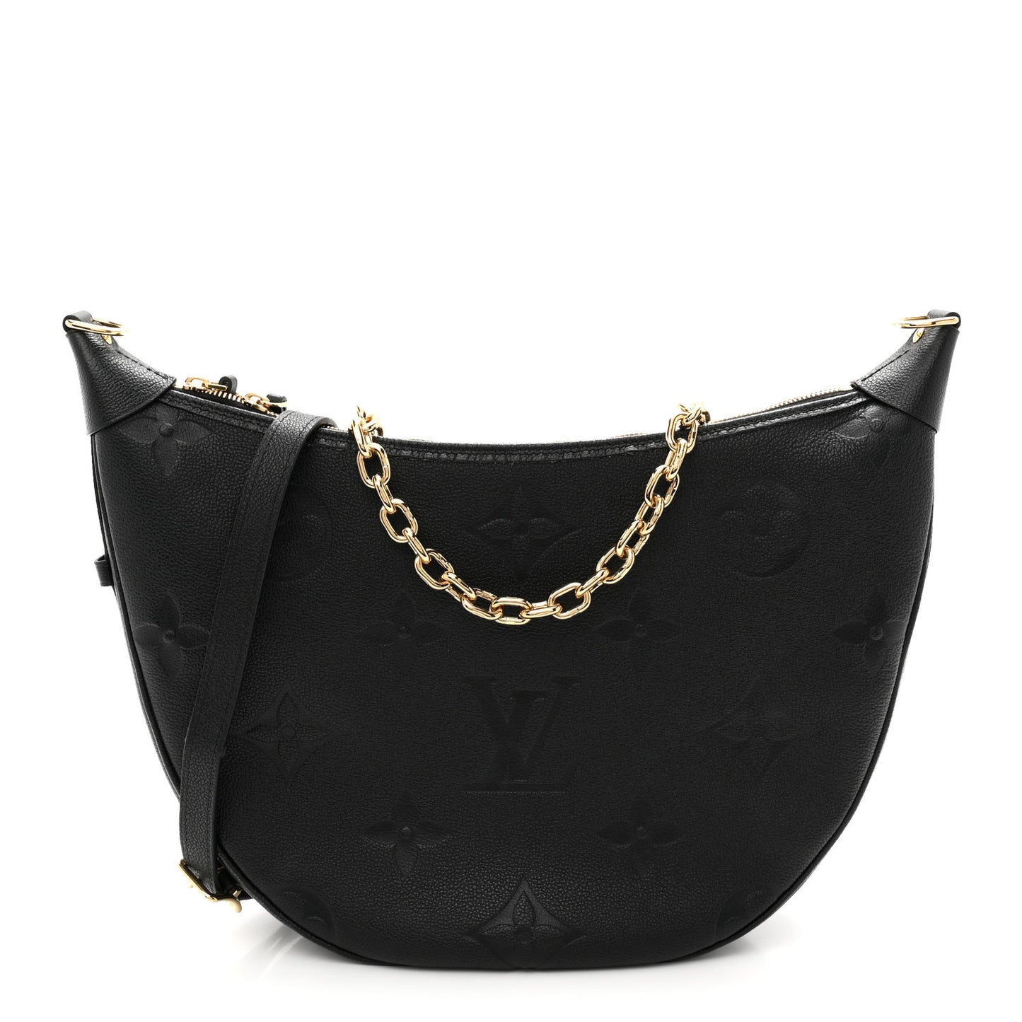 Empreinte Monogram Giant Loop Hobo Black