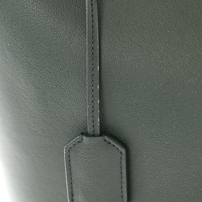 Saint Laurent Calfskin Toy Shopping Tote Vert Fonce 11 of 12