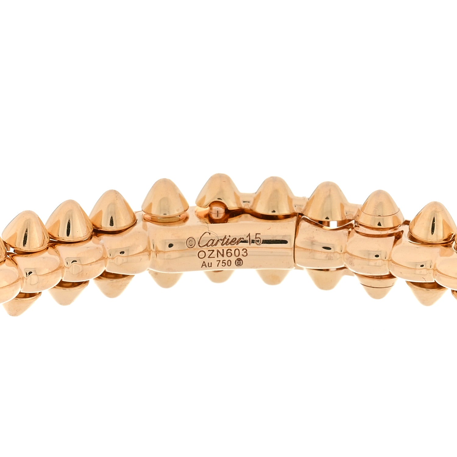 Cartier 18K Pink Gold Small Clash De Cartier Bracelet 15 4 of 4