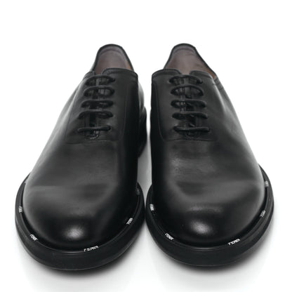 Fendi Vitello Mens Lace Up Oxfords 10 Black 2 of 8