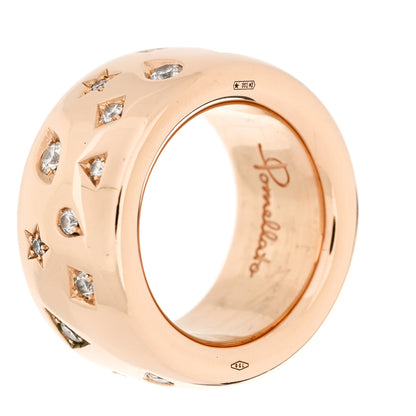 Pomellato 18K Rose Gold Diamond Maxi Iconica Band Ring 52 6 6 of 6
