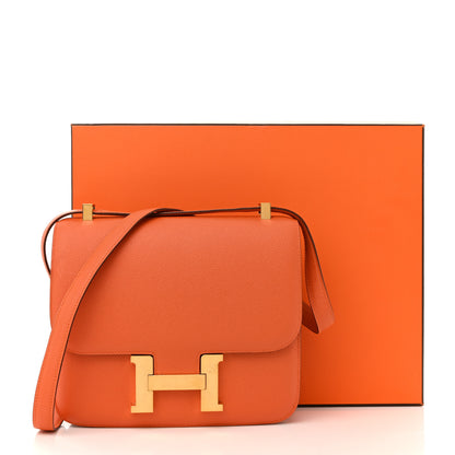 Hermes Epsom Constance 24 Orange 30 of 31