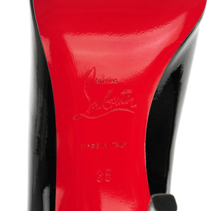 Christian Louboutin Patent Simple 100 Pumps 35 Black 6 of 8