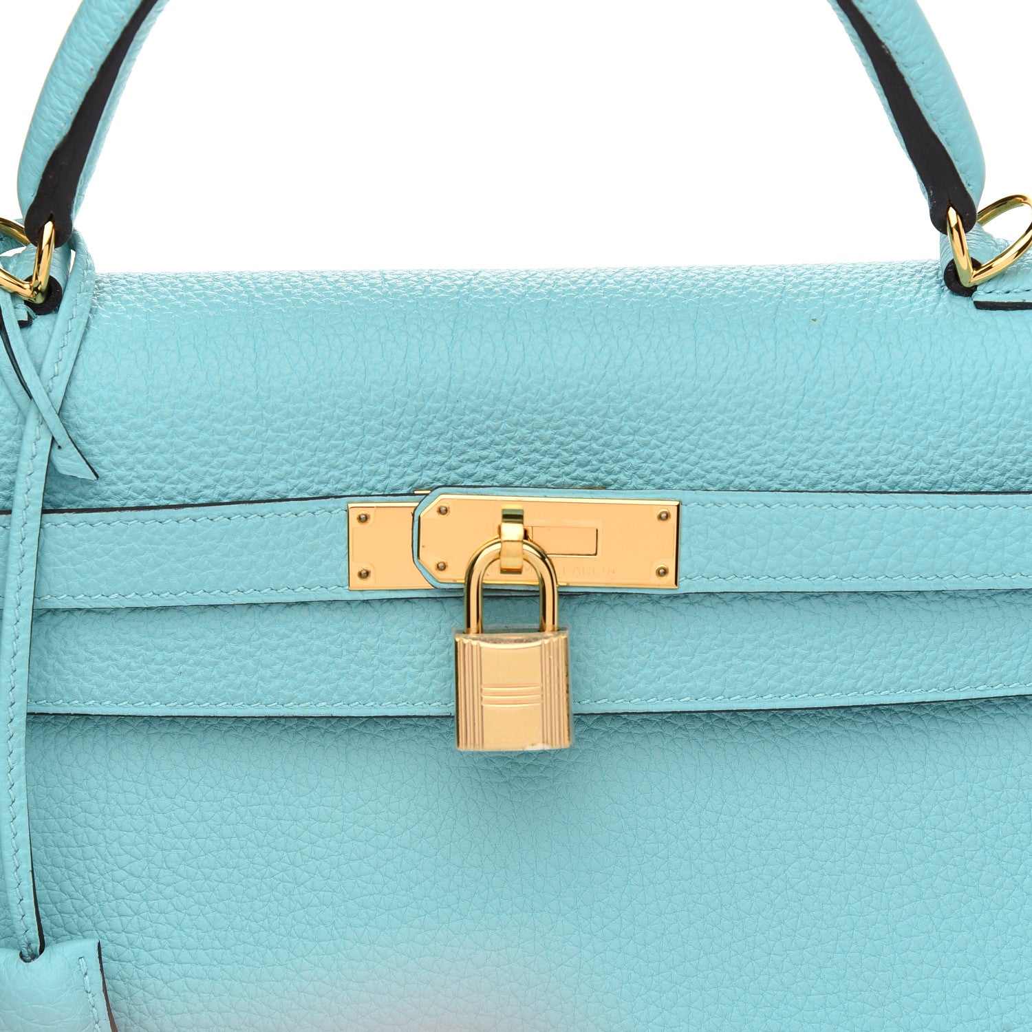 Hermes Togo Kelly Retourne 32 Bleu Atoll 36 of 40