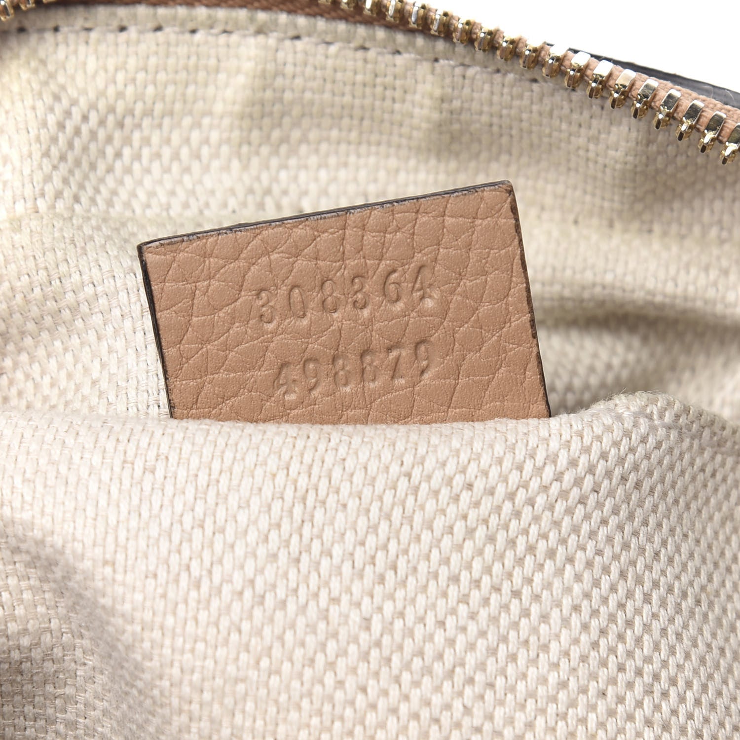 Gucci Pebbled Calfskin Small Soho Disco Bag Rose Beige 7 of 14