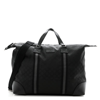 Gucci Nylon Monogram XL Duffle Bag Black 1 of 11