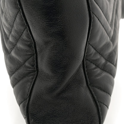 Gucci Azalea Calfskin Matelasse Large GG Marmont Slim Tote Black 12 of 12