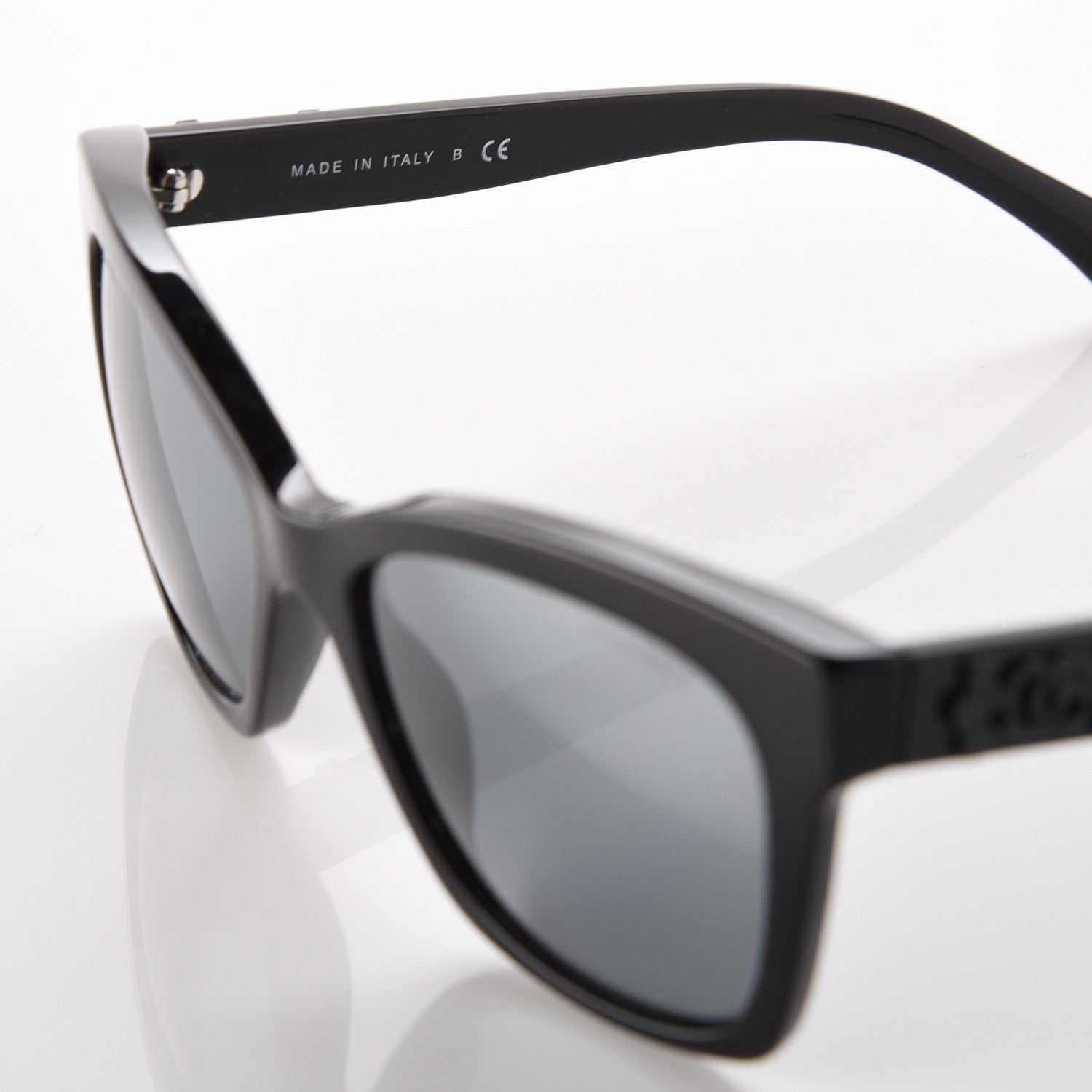 Chanel CC Butterfly Signature Sunglasses 5313 Black 6 of 7