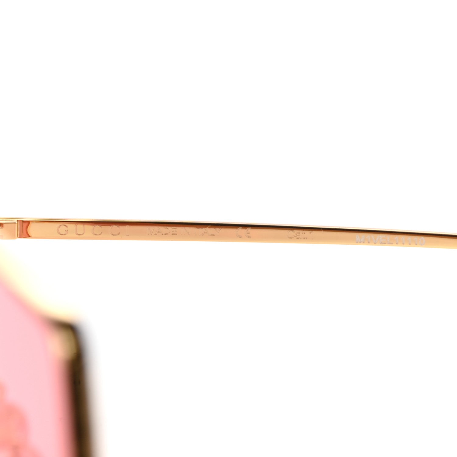 Gucci Square Frame GG0536S Sunglasses Gold 5 of 8