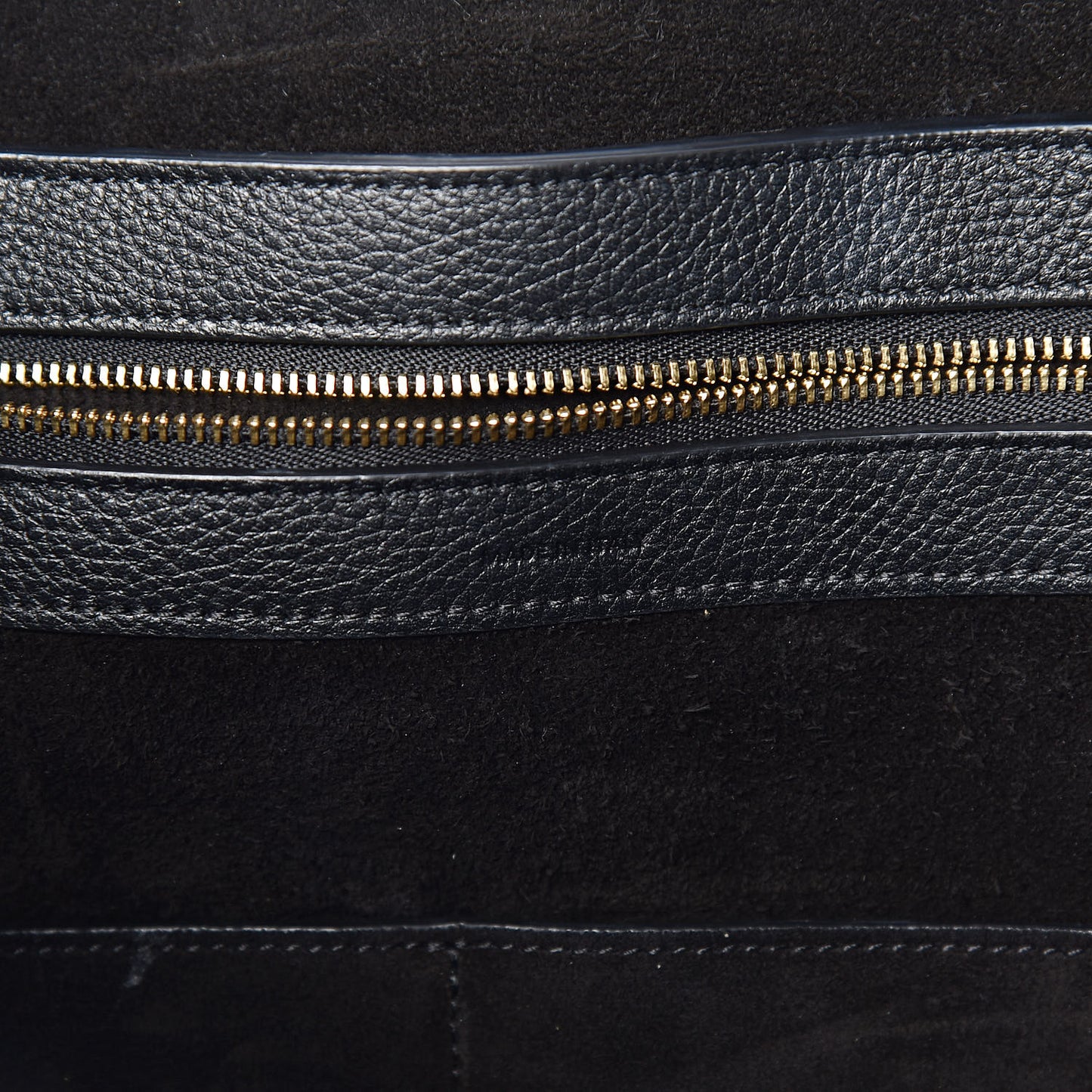 Soft Grained Calfskin Small Belt Cabas Phantom Black