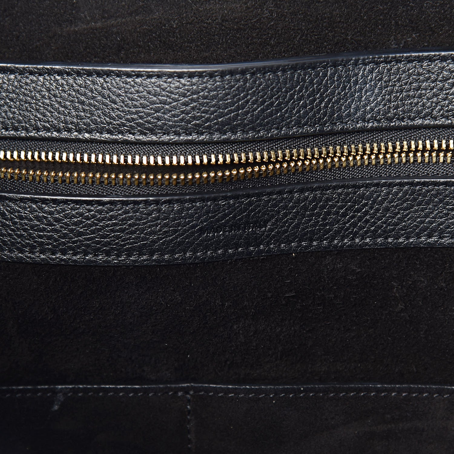 Celine Soft Grained Calfskin Small Belt Cabas Phantom Black 7 of 10