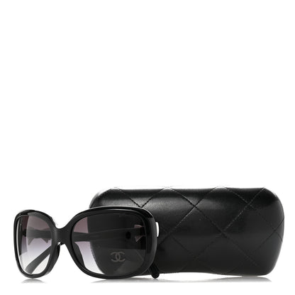 Chanel Acetate CC Bow Sunglasses 5171 Black White 8 of 8