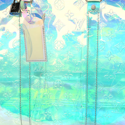 Louis Vuitton PVC Monogram Keepall Bandouliere 50 Iridescent Prism 7 of 11