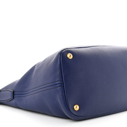 Prada Vitello Daino Hobo Bluette 9 of 12