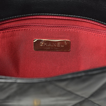 Chanel Lambskin Quilted Medium 19 Flap Black 6 of 11