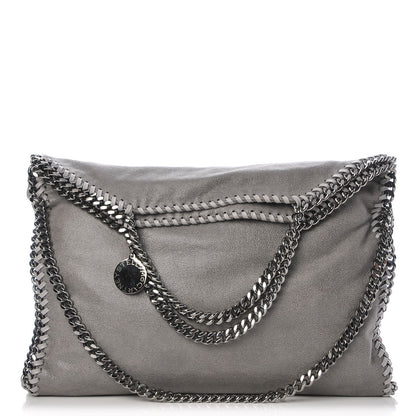 Stella McCartney Shaggy Deer Falabella Fold Over Tote Grey 1 of 8