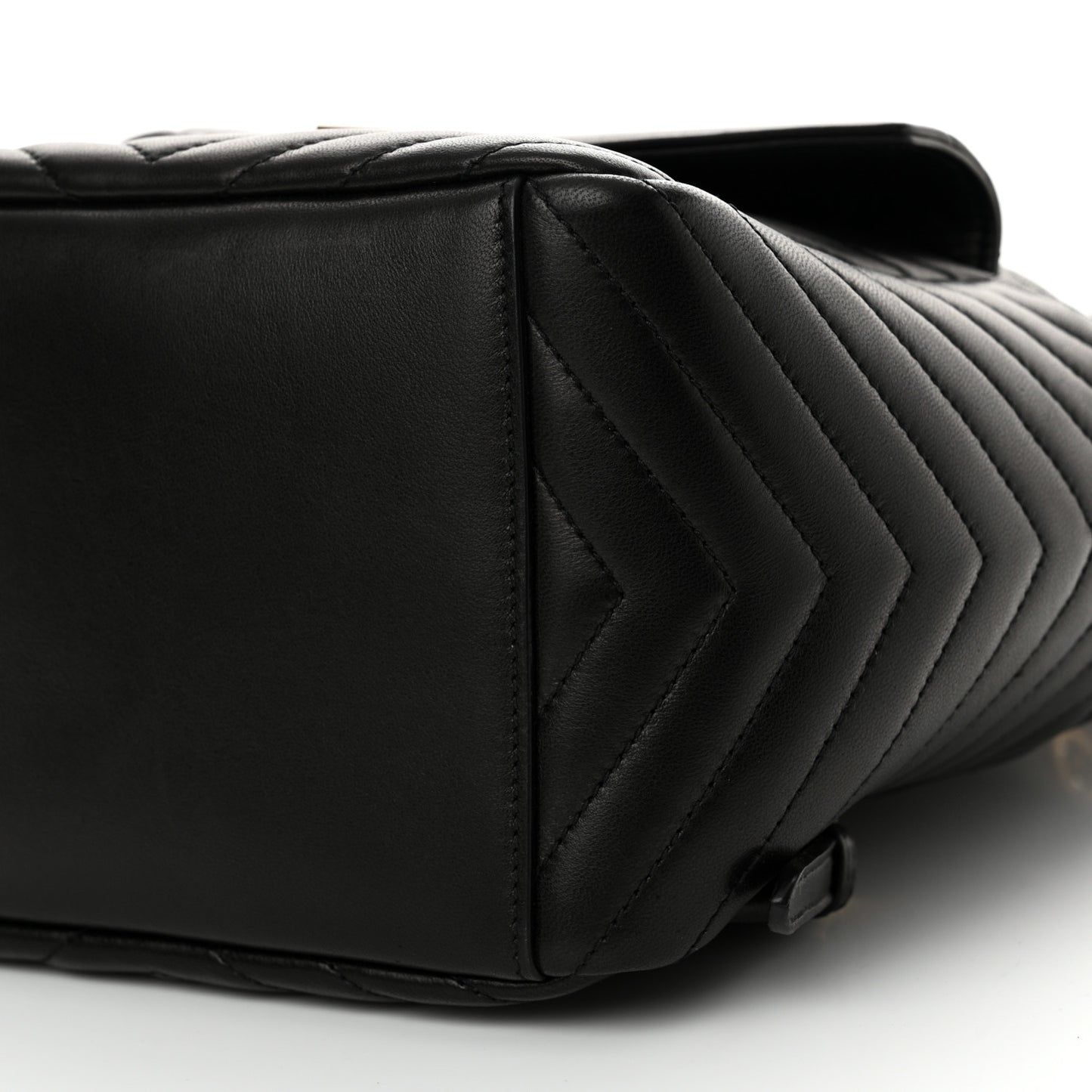 Lambskin Matelasse Monogram Joe Backpack Black