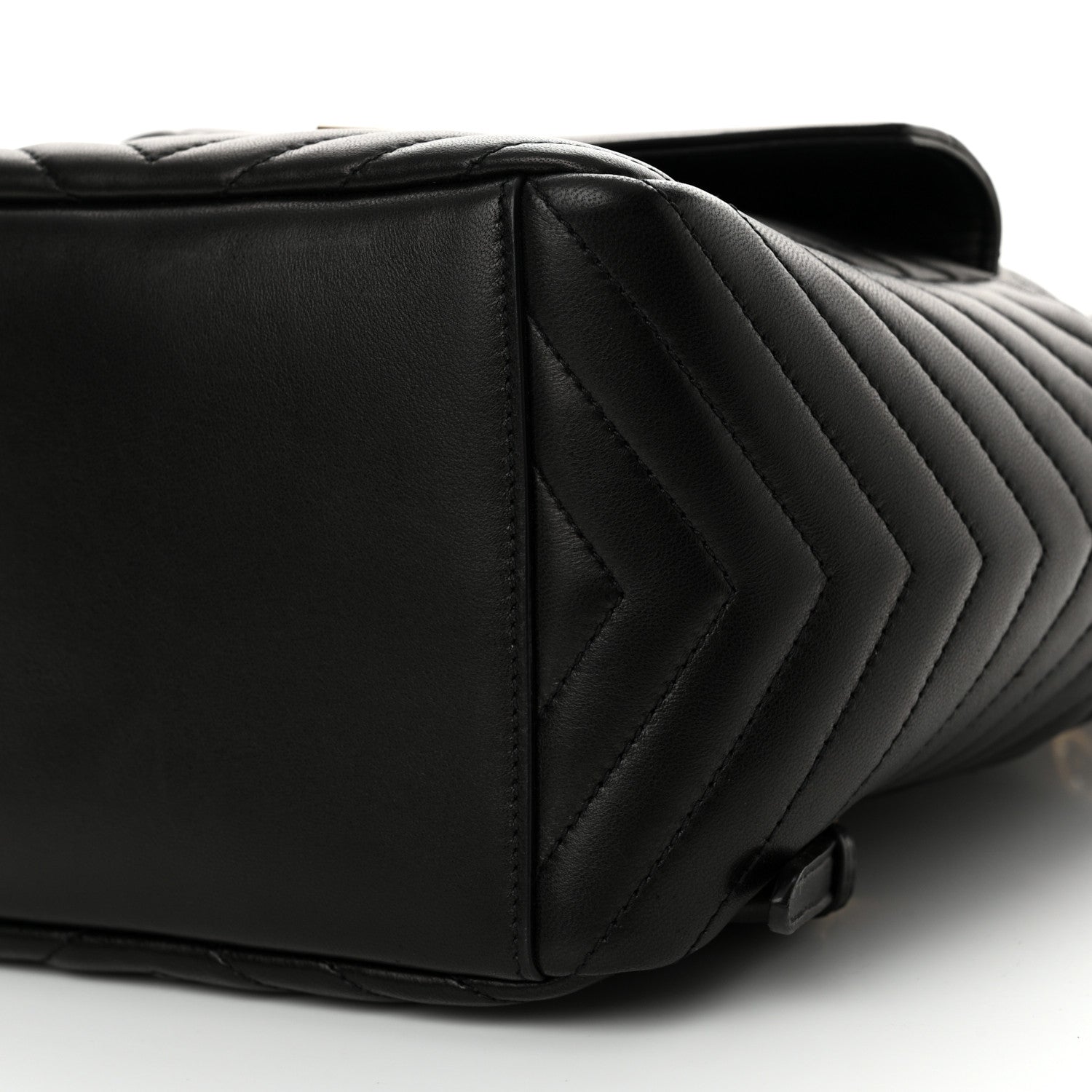 Saint Laurent Lambskin Matelasse Monogram Joe Backpack Black 10 of 11