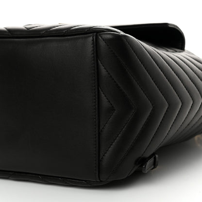 Saint Laurent Lambskin Matelasse Monogram Joe Backpack Black 10 of 11