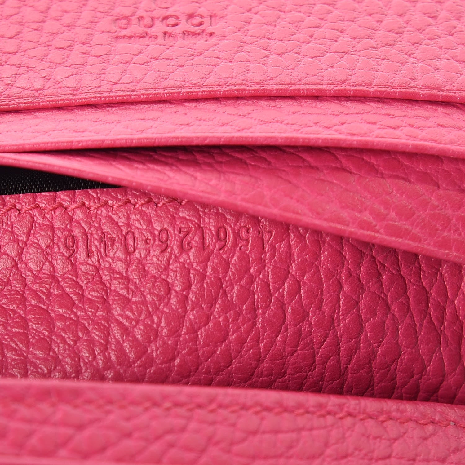 Gucci Dollar Calfskin GG Marmont Card Case Box Pink 7 of 11