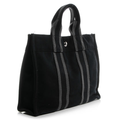 Hermes Canvas Fourre Tout PM Black 3 of 8