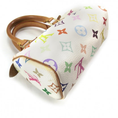 Louis Vuitton Monogram Multicolor Mini Sac HL Speedy White 5 of 9