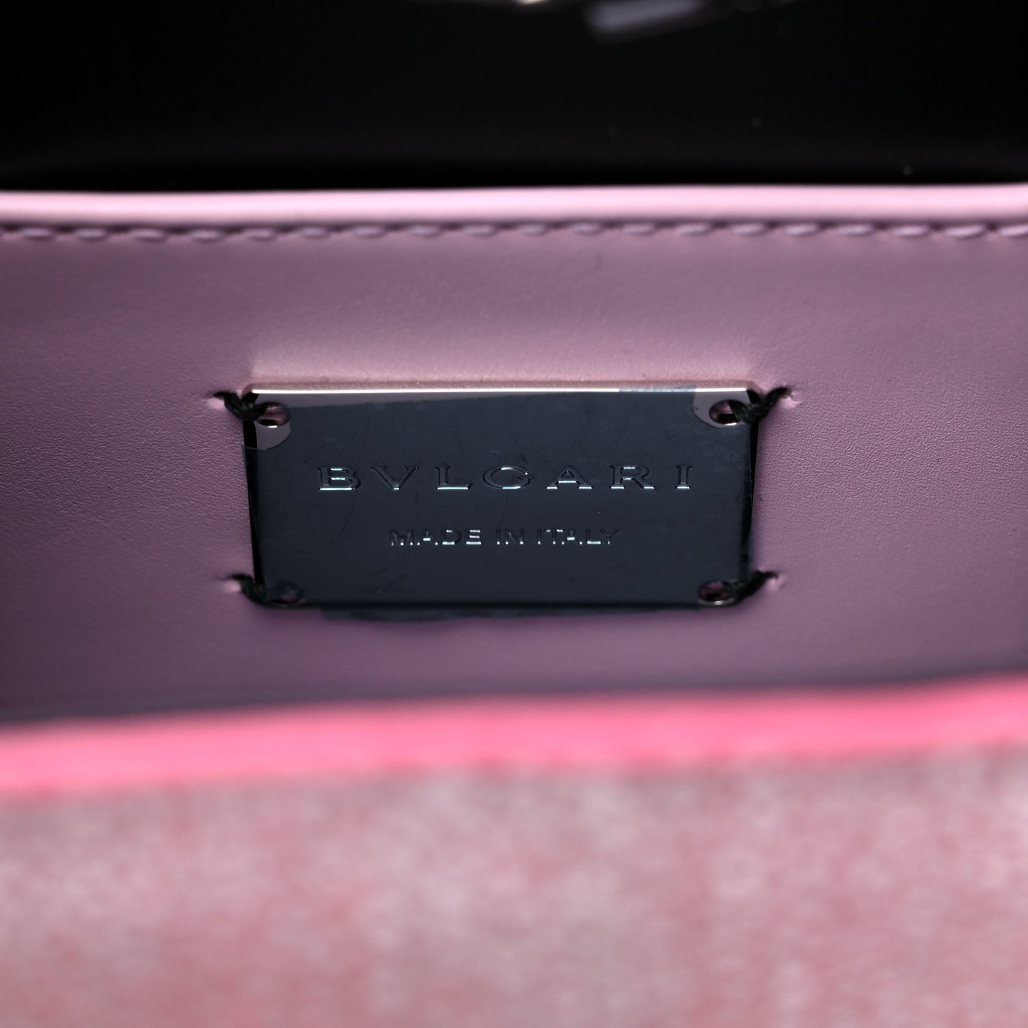 Bulgari Calfskin Galuchat Serpenti Forever Crossbody Pink 6 of 8