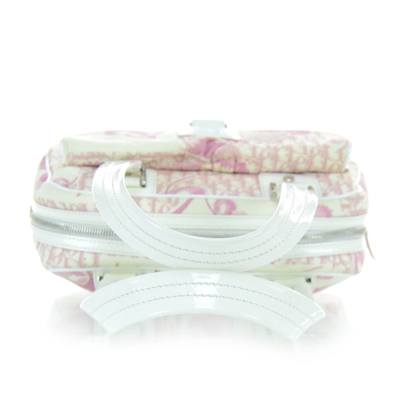Canvas Monogram Floral Bowler Pink