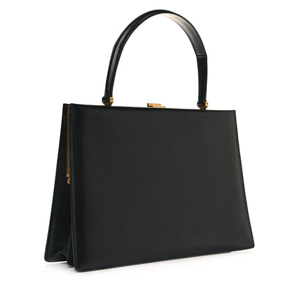Celine Box Calfskin Medium Clasp Bag Black 4 of 14