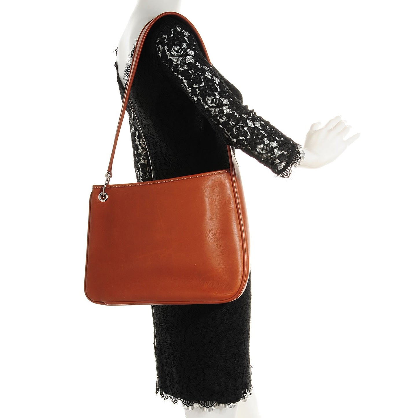 Natural Barenia Manille II Shoulder Bag