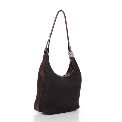 Gucci Monogram Medium Hobo Brown 3 of 10