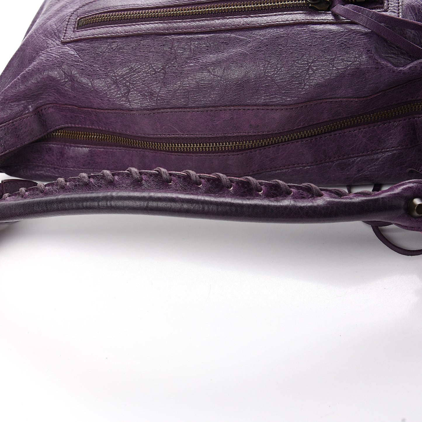 Agneau Classic Hardware Day Hobo Raisin