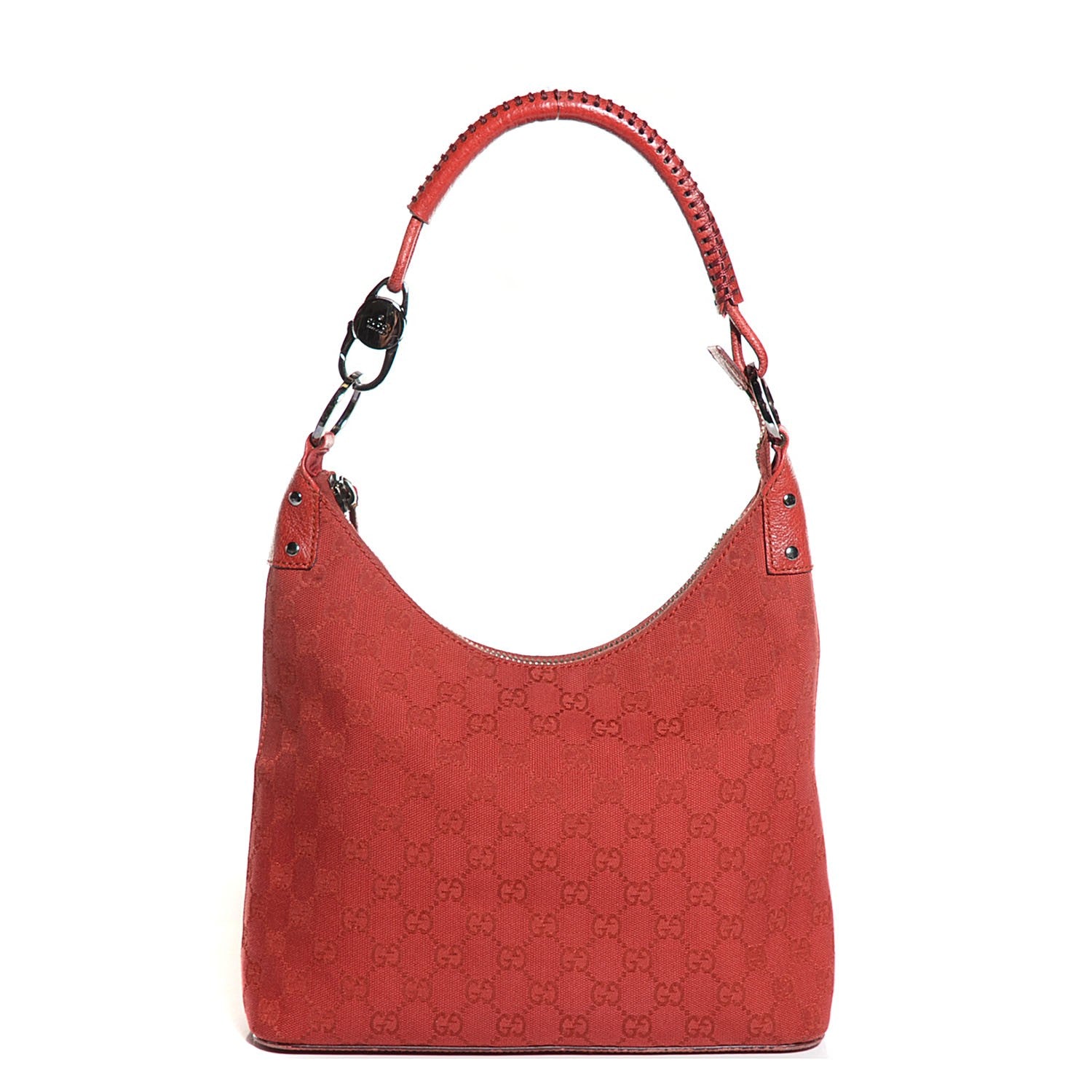 Gucci Monogram Shoulder Bag Red 1 of 7