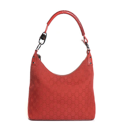 Gucci Monogram Shoulder Bag Red 1 of 7