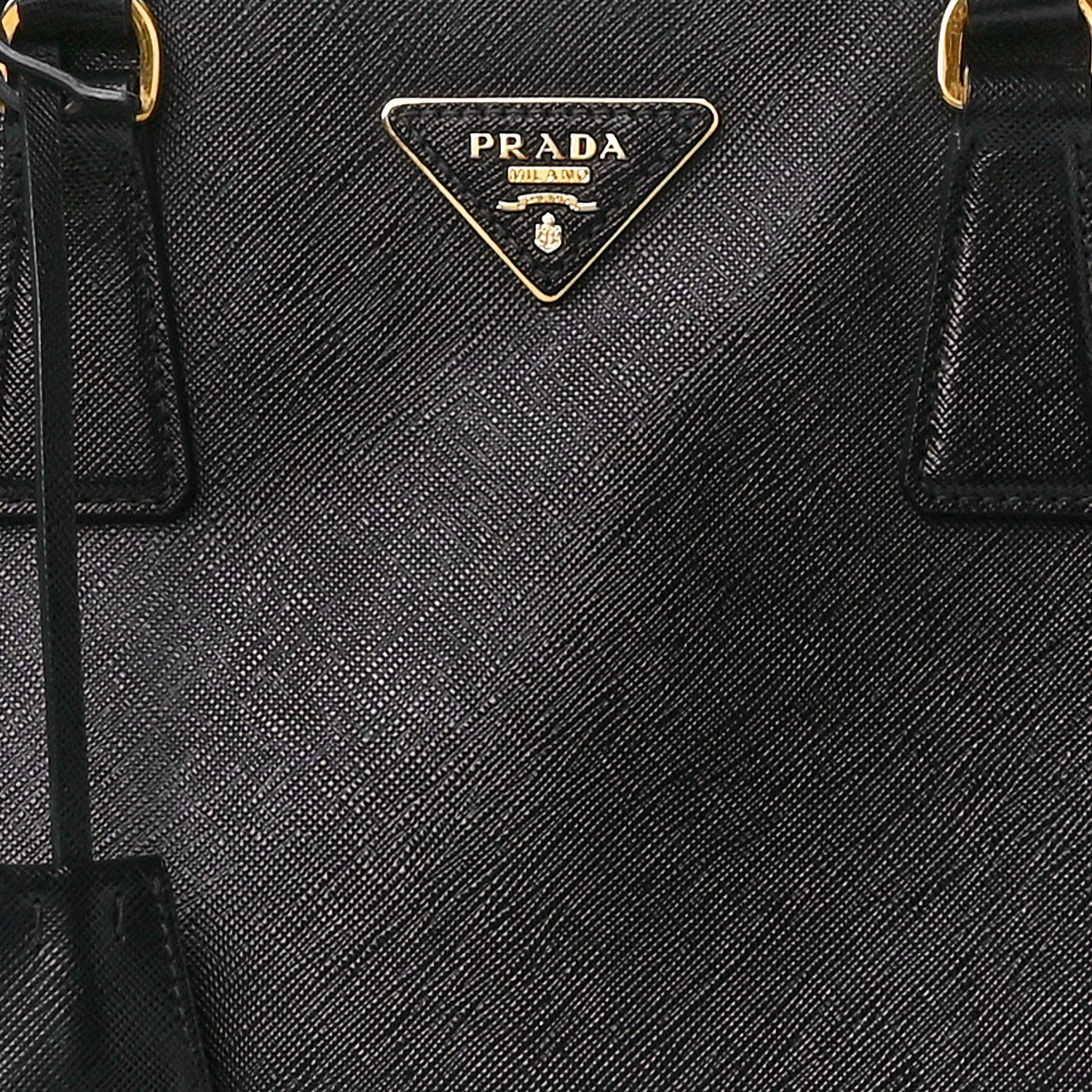Prada Saffiano Medium Galleria Double Zip Tote Black 10 of 13