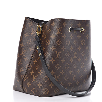 Louis Vuitton Monogram Neonoe MM Black 3 of 10
