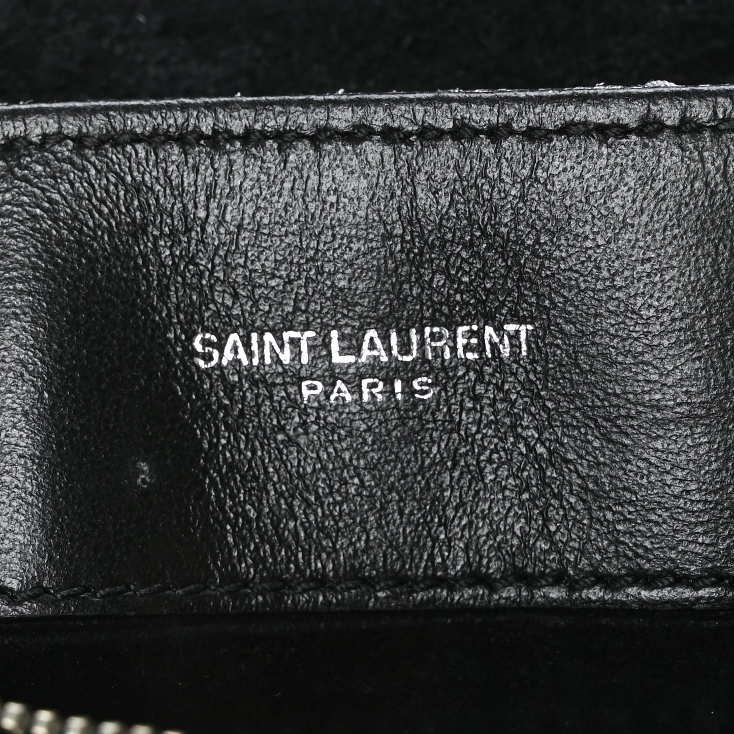 Metallic Calfskin Y Quilted Monogram Small Loulou Chain Satchel Acciaio